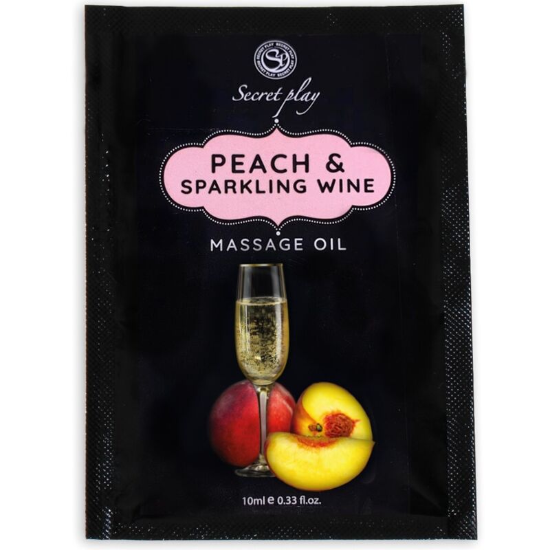 Secretplay Monodosis Aceite Masaje Melocotón Y Cava 10 ml 6 secretplay monodosis aceite masaje melocoton y cava 10 ml 8435097836805