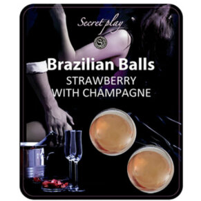Secretplay Set 2 Brazilian Balls Fresas Con Cava 8435097733852