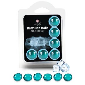 Secretplay Set 6 Brazilian Balls Efecto Frio 8435097236131