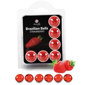 Secretplay Set 6 Brazilian Balls Fresa 8435097433868