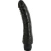 Seven Creations Vibrator De Gelatina Negro 20 cm 4890888220180