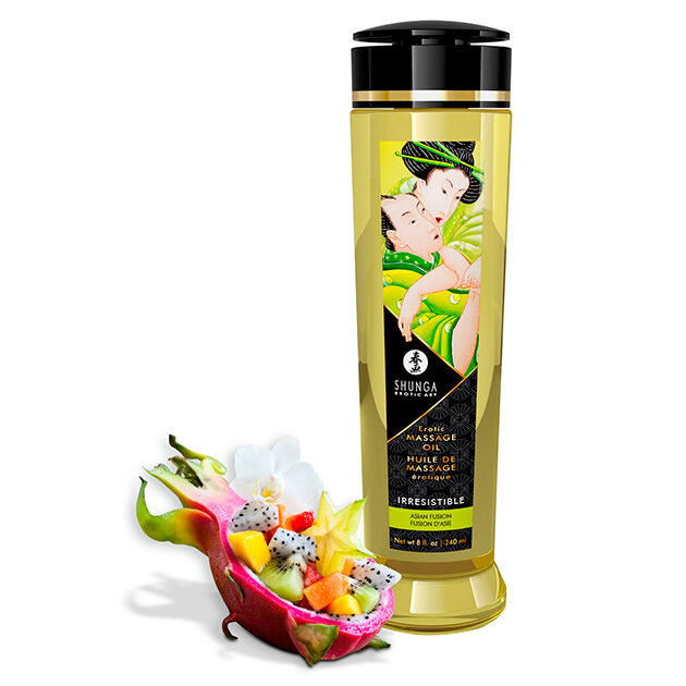 Shunga Aceite De Masaje Erotico Irresistible 240ml 6 shunga aceite de masaje erotico irresistible 240ml 697309012188