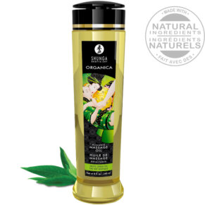 Shunga Aceite De Masaje Organico Te Verde 240 ml 697309013116