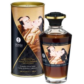 Shunga Aceite Masaje Efecto Calor Sabor Cafe 100 ml 697309022149