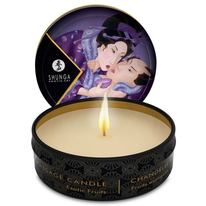 Shunga Mini Caress By Candelight Vela Masaje Frutas Exoticas 30 ml 6 shunga mini caress by candelight vela masaje frutas exoticas 30 ml 697309046022