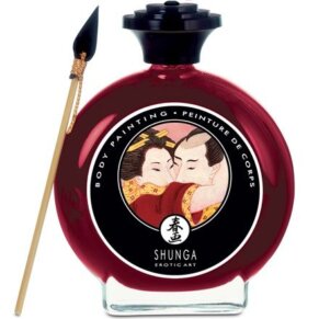Shunga Pintura Corporal De Fresas Y Cava 697309070027
