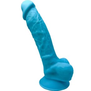 Silexd Modelo 1 Pene Realistico Silicona Premium Silexpan Azul 17.5 cm 8433345220253