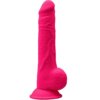 Silexd Modelo 1 Pene Realistico Silicona Premium Silexpan Fucsia 24 cm 8433345220314