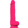 Silexd Modelo 1 Pene Realistico Silicona Premium Silexpan Fucsia 38 cm 8433345221014