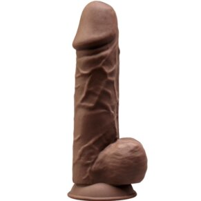 Silexd Modelo 1 Pene Realistico Silicona Premium Silexpan Marron 21.5 cm 8433345220482