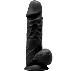 Silexd Modelo 1 Pene Realistico Silicona Premium Silexpan Negro 21.5 cm 8433345220499