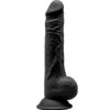 Silexd Modelo 1 Pene Realistico Silicona Premium Silexpan Negro 24 cm 8433345220390