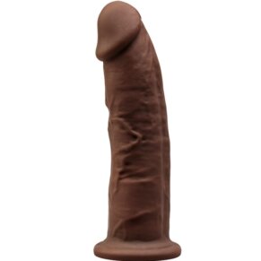 Silexd Modelo 2 Pene Realistico Silicona Premium Silexpan Marron 15 cm 8433345220789