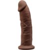 Silexd Modelo 2 Pene Realistico Silicona Premium Silexpan Marron 19 cm 8433345220680