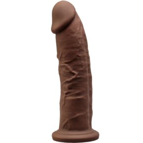 Silexd Modelo 2 Pene Realistico Silicona Premium Silexpan Marron 19 cm 8433345220680