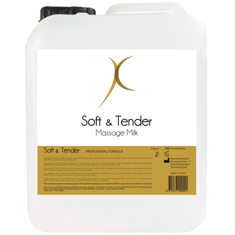 Soft And Tender Crema Bodymilk De Masaje 5000 ml 6 soft and tender crema bodymilk de masaje 5000 ml 8714777000041