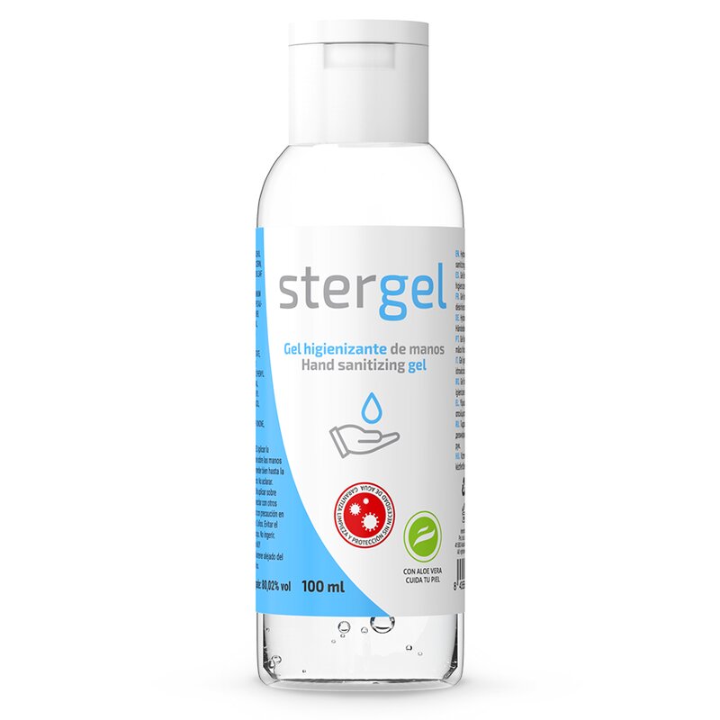 Stergel Gel Hidroalcohólico Higienizante De Manos Aloe Vera 100ml 4 stergel gel hidroalcoholico higienizante de manos aloe vera 100ml 8435565910266
