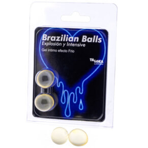Taloka Brazilian Balls Gel Excitante Efecto Frio Y Vibración 2 Bolas 8412345047374
