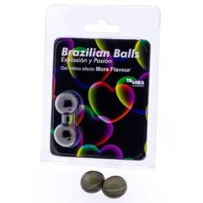 Taloka Brazilian Balls Gel Excitante Efecto More Flavour 2 Bolas 8412345047442