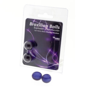 Taloka Brazilian Balls Gel Excitante Efecto Vibración Eléctrica 2 Bolas 8412345047411