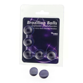 Taloka Brazilian Balls Gel Excitante Efecto Vibración Eléctrica 5 Bolas 8412345047619