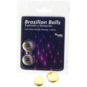 Taloka Brazilian Balls Gel Excitante Efecto Vibración Y Shock 2 Bolas 8412345047381