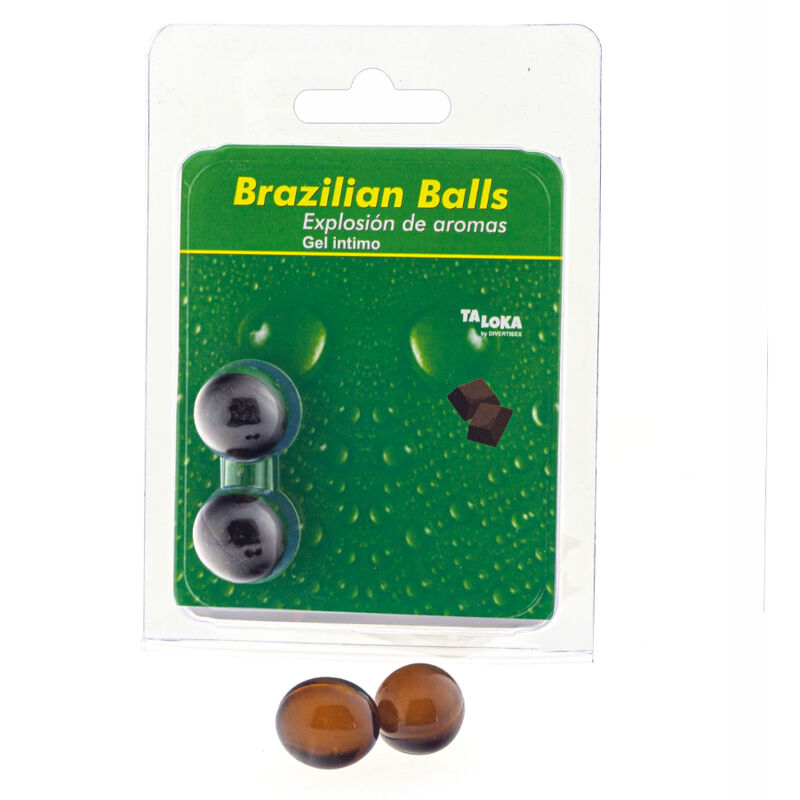 Taloka Brazilian Balls Gel Íntimo Chocolate 2 Bolas 6 taloka brazilian balls gel intimo chocolate 2 bolas 8412345047329