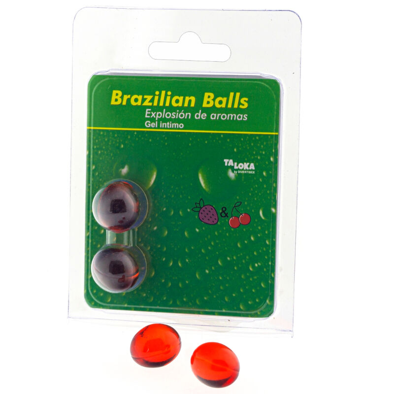 Taloka Brazilian Balls Gel Íntimo Fresa & Cereza 2 Bolas 6 taloka brazilian balls gel intimo fresa cereza 2 bolas 8412345047305