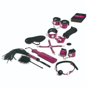 Tease & Please Juego 13 Accesorios Bondage Magenta 8717703522242