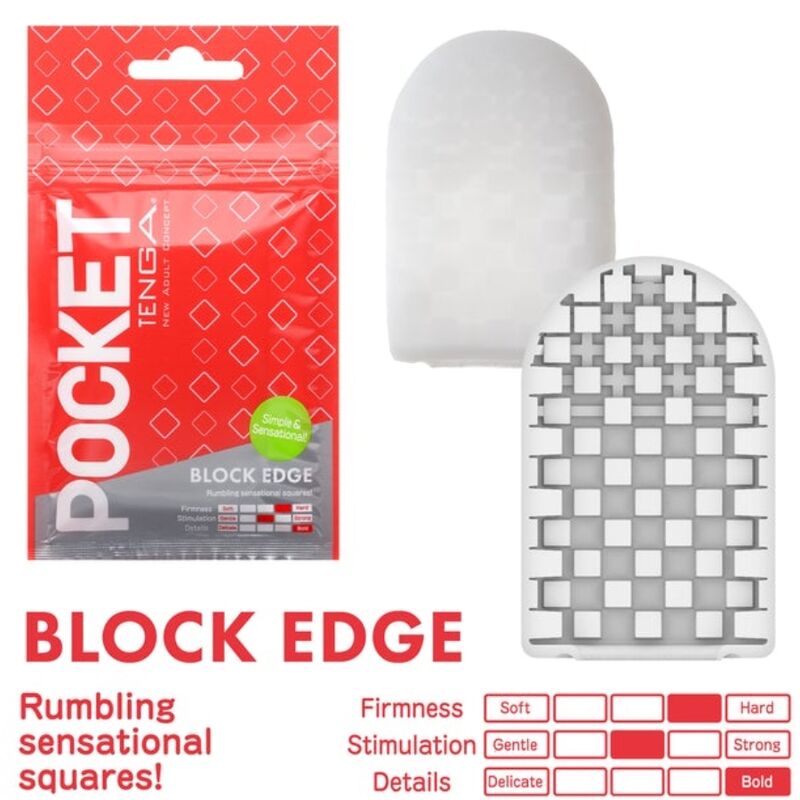 Tenga Blocked Edge Masturbador Pocket 6 tenga blocked edge masturbador pocket 4560220554166