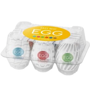 Tenga Easy Beat Huevo Masturbador Pack 6 Uds 4560220556542