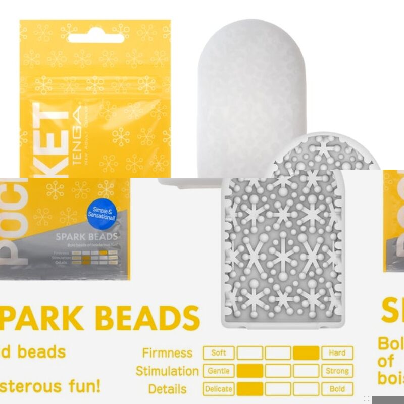 Tenga Spark Beards Masturbador Pocket 6 tenga spark beards masturbador pocket 4570030974948