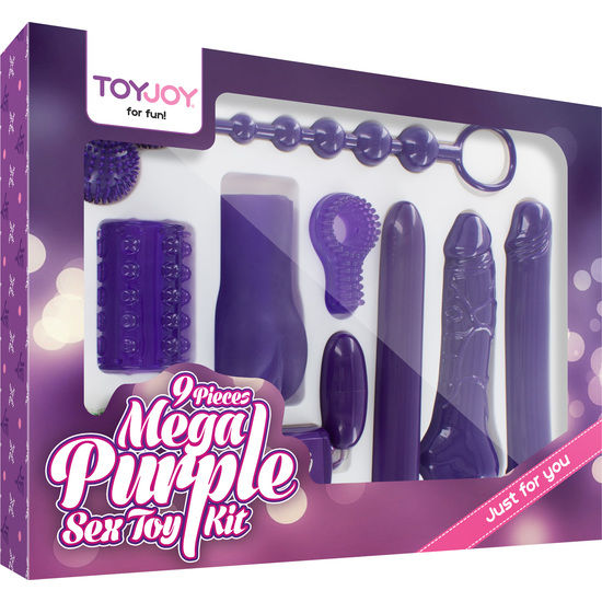 Toyjoy Just For You Mega Purple Sex Toy Kit 6 toyjoy just for you mega purple sex toy kit 8713221435620