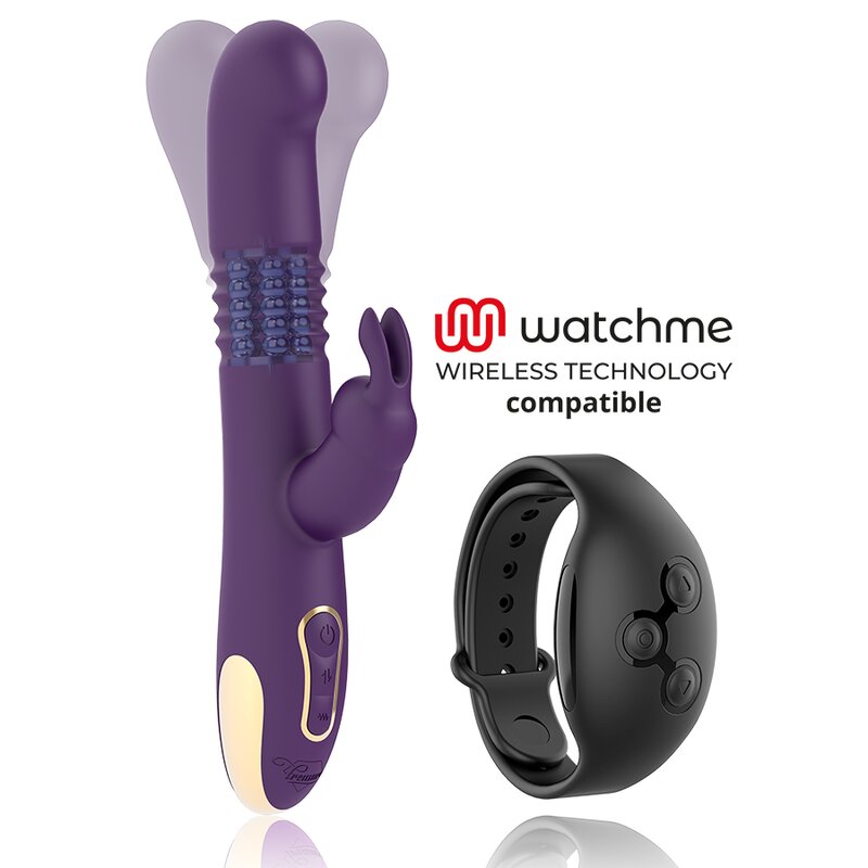 Treasure Bastian Rabbit Up & Down, Rotator & Vibrator Compatible Con Watchme Wireless Technology 6 treasure bastian rabbit up down rotator vibrator compatible con watchme wireless technology 8435565937812