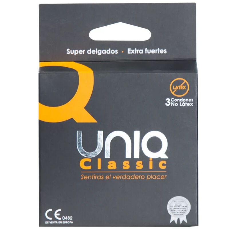 Uniq Classic Preservativos Sin Latex 3 Unidades 6 uniq classic preservativos sin latex 3 unidades 7709224446245