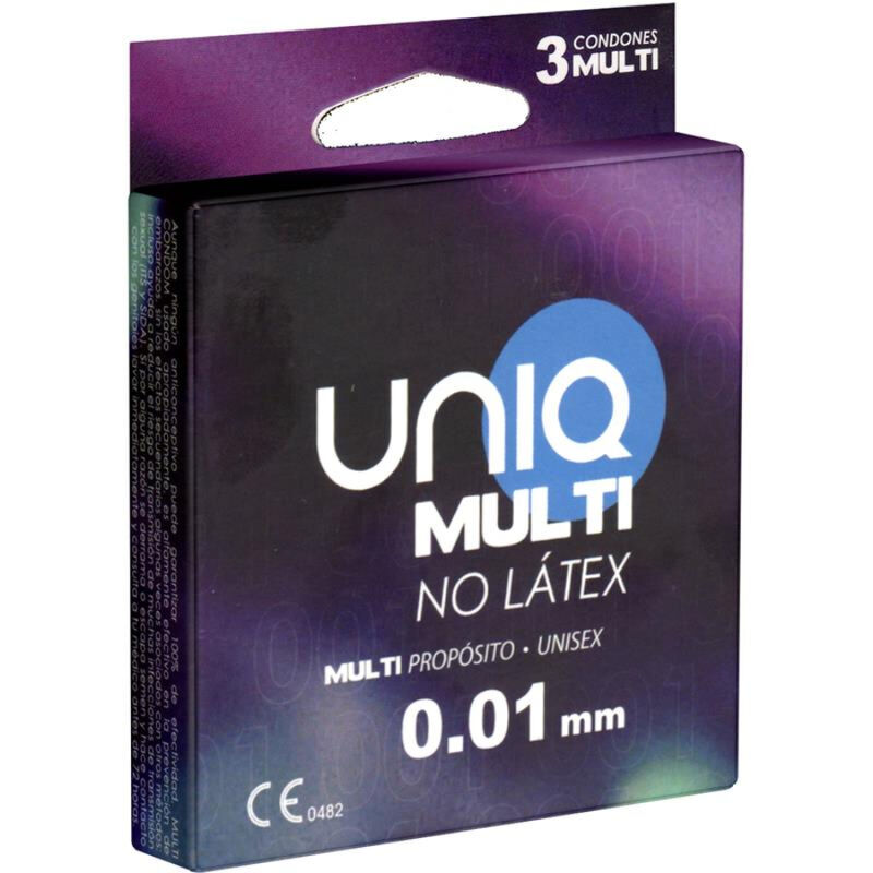 Uniq Multi Preservativos Sin Latex 3 Unidades 6 uniq multi preservativos sin latex 3 unidades 7703907561119