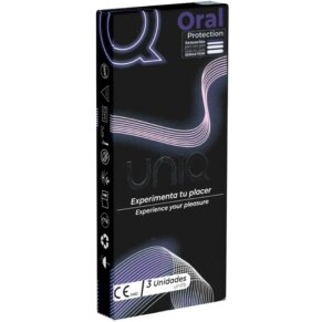 Uniq Oral Mask Preservativos Sin Latex 3 Unidades 7708612425657