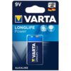 Varta Longlife Power Pila Alcalina 9V Lr61 Blister*1 4008496559862