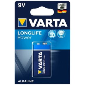 Varta Longlife Power Pila Alcalina 9V Lr61 Blister*1 4008496559862