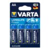 Varta Longlife Power Pila Alcalina Aa Lr6 Blister*4 4008496559435