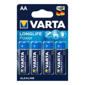 Varta Longlife Power Pila Alcalina Aa Lr6 Blister*4 4008496559435