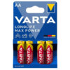 Varta Max Power Pila Alcalina Aa Lr6 Blister*4 4008496105946