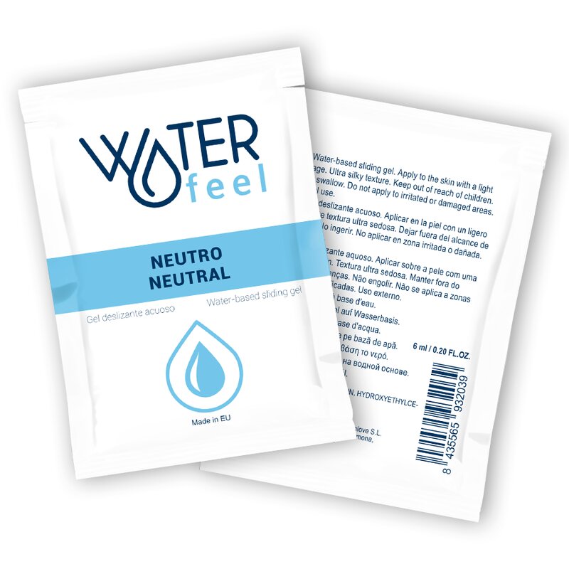 Waterfeel Gel Deslizante Base Agua Neutro 6 ml 6 waterfeel gel deslizante base agua neutro 6 ml 8435565932039