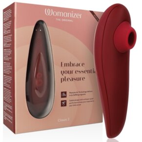 Womanizer Classic 2 Estimulador De Clítoris Burdeos 4251460615587