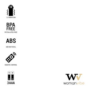 Womanvibe Alsan Huevo Control Remoto Negro Silicona Purple 8425402156353