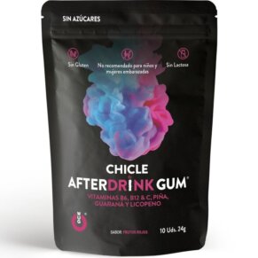 Wug Gum After Drink Chicle Resaca 10 Unidades 8437021215229