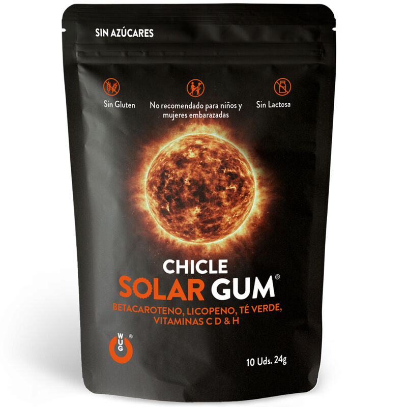 Wug Gum Solar Chicle Bronceado 10 Unidades 6 wug gum solar chicle bronceado 10 unidades 8437018383474