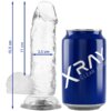 X Ray Clear Dildo Realista Transparente 15.5 cm -O- 3.5 cm 3 X Ray Clear Dildo Realista Transparente 15.5 cm -O- 3.5 cm 8435565910075