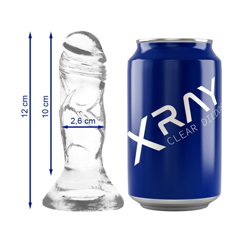 X Ray Clear Dildo Transparente 12 cm -O- 2.6 cm 6 x ray clear dildo transparente 12 cm o 26 cm 8435565910136