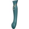 Zalo Queen G-Spot Puls Wave Vibe Verde 600231887045